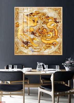 File tranh File gốc tranh chim công CC375 (gốc) chủ đề động vật