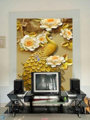 Tải file tranh File gốc tranh chim công CC49 (ảnh gốc) ngay