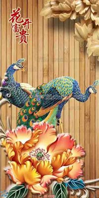 File gốc File gốc tranh chim công CC50 (phiên bản chuẩn) để in ấn