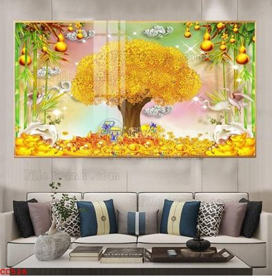 Tải về file tranh gốc File gốc tranh chim công CC528 (để in quảng cáo)