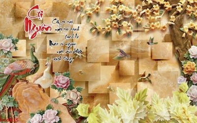 File gốc File gốc tranh chim công CC6035 (trang trí) cho phòng khách