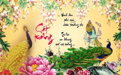 File in trần File gốc tranh chim công CC6089 (file gốc) phong thủy