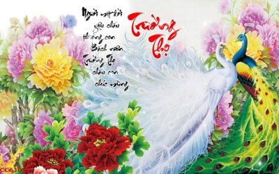 File tranh File gốc tranh chim công CC6102 (gốc) chủ đề con người