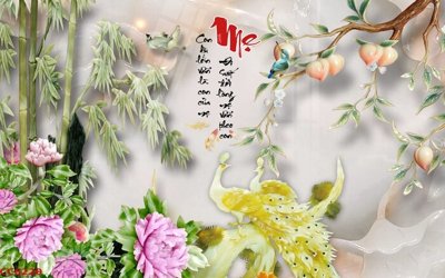 Tải file File gốc tranh chim công CC6220 (gốc) làm file in ấn