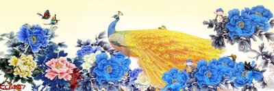 File tranh quảng cáo File gốc tranh chim công CC6247 (download file gốc)