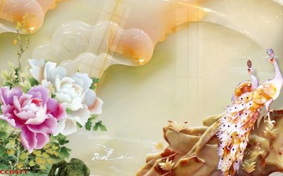 File gốc File gốc tranh chim công CC6471 (cho in ấn) từ kho Filetranh