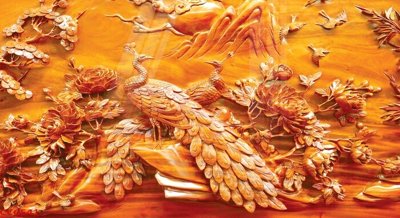 File tranh File gốc tranh chim công CC6541 (file gốc) chuẩn màu in