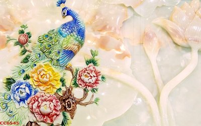 Tải xuống file tranh gốc File gốc tranh chim công CC6545 (PSD/TIFF)