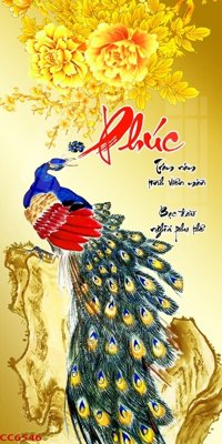 Tải file gốc File gốc tranh chim công CC6546 (in không vỡ ảnh)
