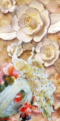 File gốc File gốc tranh chim công CC6620 (ảnh chi tiết) để in ấn