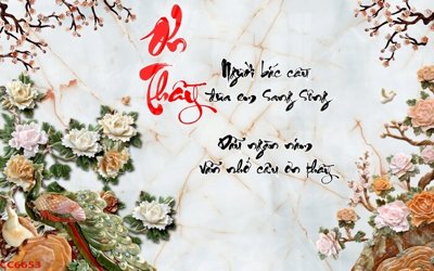 File gốc File gốc tranh chim công CC6653 (dành cho trang trí nội thất)