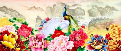 Mua file tranh gốc File gốc tranh chim công CC6654 tại Filetranh.com