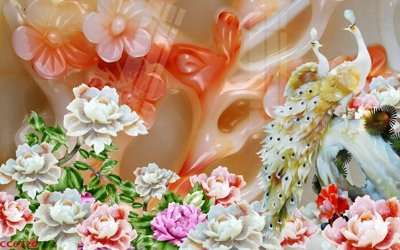 File PSD File gốc tranh chim công CC6720 (gốc) cho in quảng cáo