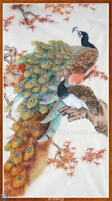 File gốc File gốc tranh chim công CC84 (chuẩn CMYK) cho nhà in