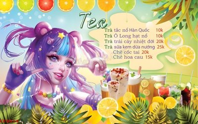 File gốc File tranh dán tường cà phê nhà hàng CF8014 (in mica) trang trí