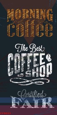 Tải file File tranh dán tường cà phê nhà hàng CF8033 (ảnh gốc) in gạch 3D