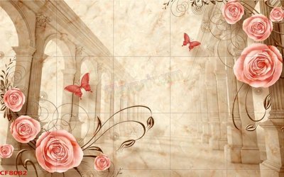 File tranh File tranh dán tường cà phê nhà hàng CF8082 (file gốc) chuẩn màu in