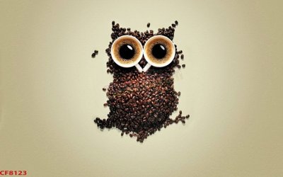 File ảnh File tranh dán tường cà phê nhà hàng CF8123 (gốc) in quảng cáo ngoài trời