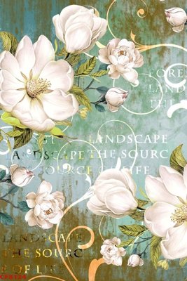 Download file File tranh dán tường cà phê nhà hàng CF8124 (gốc) in mica cao cấp