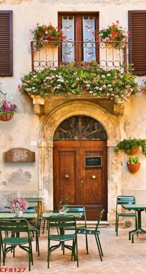 Download file tranh File tranh dán tường cà phê nhà hàng CF8127 (file gốc PSD)