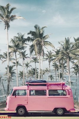 File tranh File tranh dán tường cà phê nhà hàng CF8150 (bản gốc) in lụa dán tường