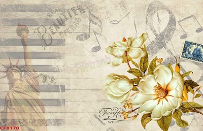 File PSD File tranh dán tường cà phê nhà hàng CF8170 (bản gốc) cho nhà in