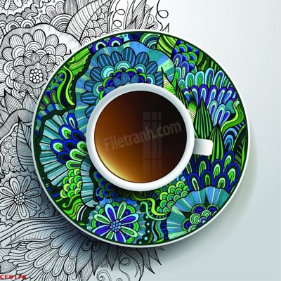 File in trần File tranh dán tường cà phê nhà hàng CF8178 (bản gốc) trời sao