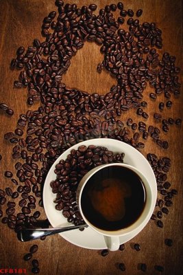 Download file gốc File tranh dán tường cà phê nhà hàng CF8181 (độ nét cao)