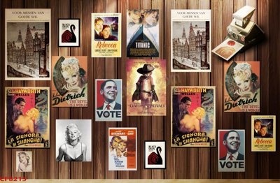 File tranh File tranh dán tường cà phê nhà hàng CF8215 (bản gốc) treo phòng ăn