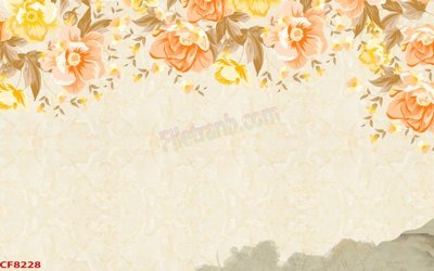 File PSD File tranh dán tường cà phê nhà hàng CF8228 (bản gốc) đã tách nền