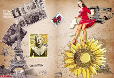 Tệp tin gốc File tranh dán tường cà phê nhà hàng CF8240 (dùng cho in) File tranh dán tường cà phê nhà hàng CF8240