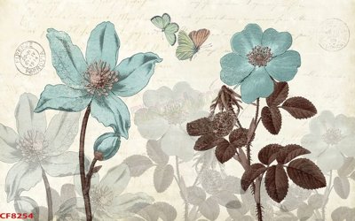 Download file File tranh dán tường cà phê nhà hàng CF8254 (gốc) cho xưởng in