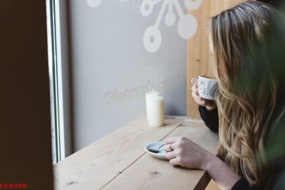 File gốc in ấn File tranh dán tường cà phê nhà hàng CF8399 chuẩn màu CMYK