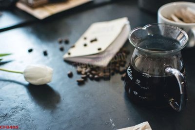 Download file File tranh dán tường cà phê nhà hàng CF8405 (gốc) in mica đèn LED