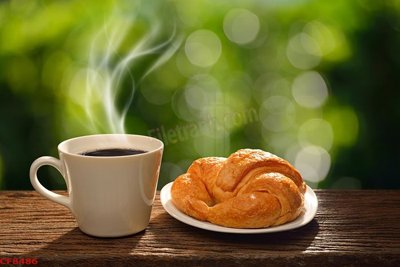 File tranh in trần File tranh dán tường cà phê nhà hàng CF8486 (ảnh gốc siêu nét)