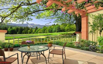 File gốc File tranh dán tường cà phê nhà hàng CF8527 (cho in ấn) từ Filetranh.com