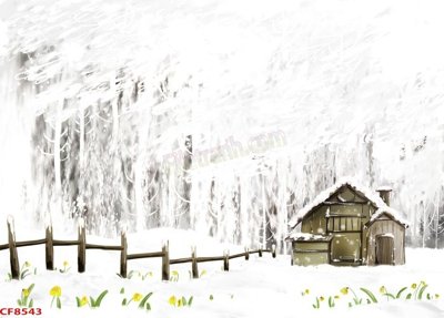 File ảnh File tranh dán tường cà phê nhà hàng CF8543 (gốc) in Hiflex