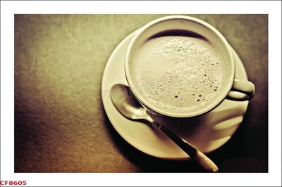 File tranh quảng cáo File tranh dán tường cà phê nhà hàng CF8605 (download file gốc)