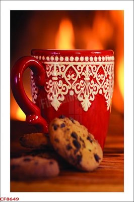 File gốc File tranh dán tường cà phê nhà hàng CF8649 (cho in UV) siêu nét