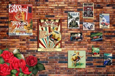 File in mica File tranh dán tường cà phê nhà hàng CF8689 (ảnh gốc) đẹp