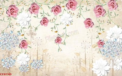 File in trần File tranh dán tường cà phê nhà hàng CF8740 (bản gốc) đại dương