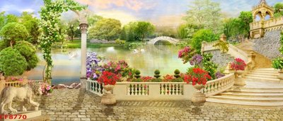 Tải file gốc in lụa File tranh dán tường cà phê nhà hàng CF8770 siêu nét