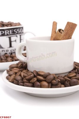 File gốc File tranh dán tường cà phê nhà hàng CF8807 (cho in 3D) độc đáo