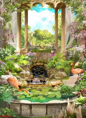 File tranh ảnh gốc File tranh dán tường cà phê nhà hàng CF8834 dùng cho in khổ lớn