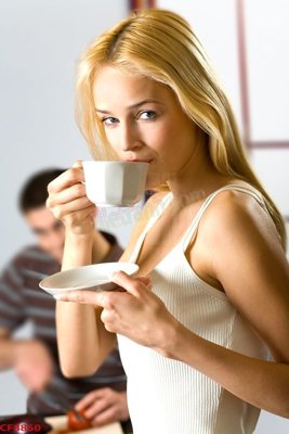 File tranh in trần 3D File tranh dán tường cà phê nhà hàng CF8850 (ảnh gốc)