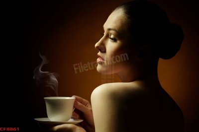 File ảnh File tranh dán tường cà phê nhà hàng CF8861 (gốc) in decal dán tường