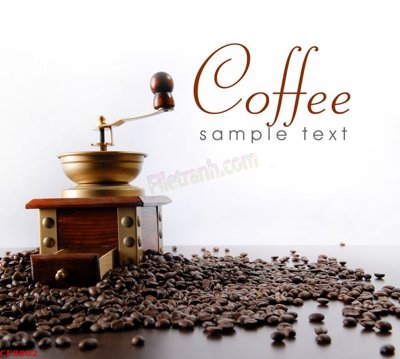 File ảnh File tranh dán tường cà phê nhà hàng CF8862 (gốc) cho trang trí nhà hàng