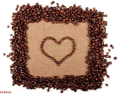 Ảnh gốc File tranh dán tường cà phê nhà hàng CF8952 (độ nét cao) in mica