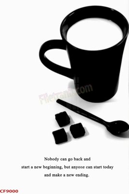 File ảnh File tranh dán tường cà phê nhà hàng CF9000 (gốc) in PP, decal