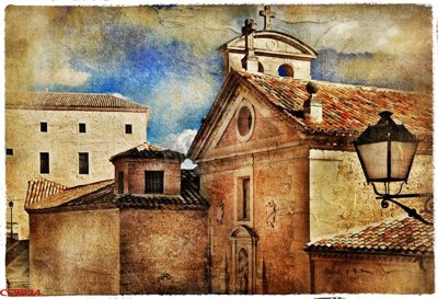 File tranh File tranh dán tường cà phê nhà hàng CF9024 (gốc) chủ đề trừu tượng